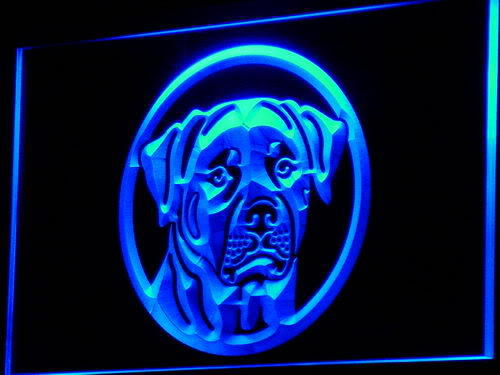 Rottweiler Dog Breed Pet Shop Neon Light Sign